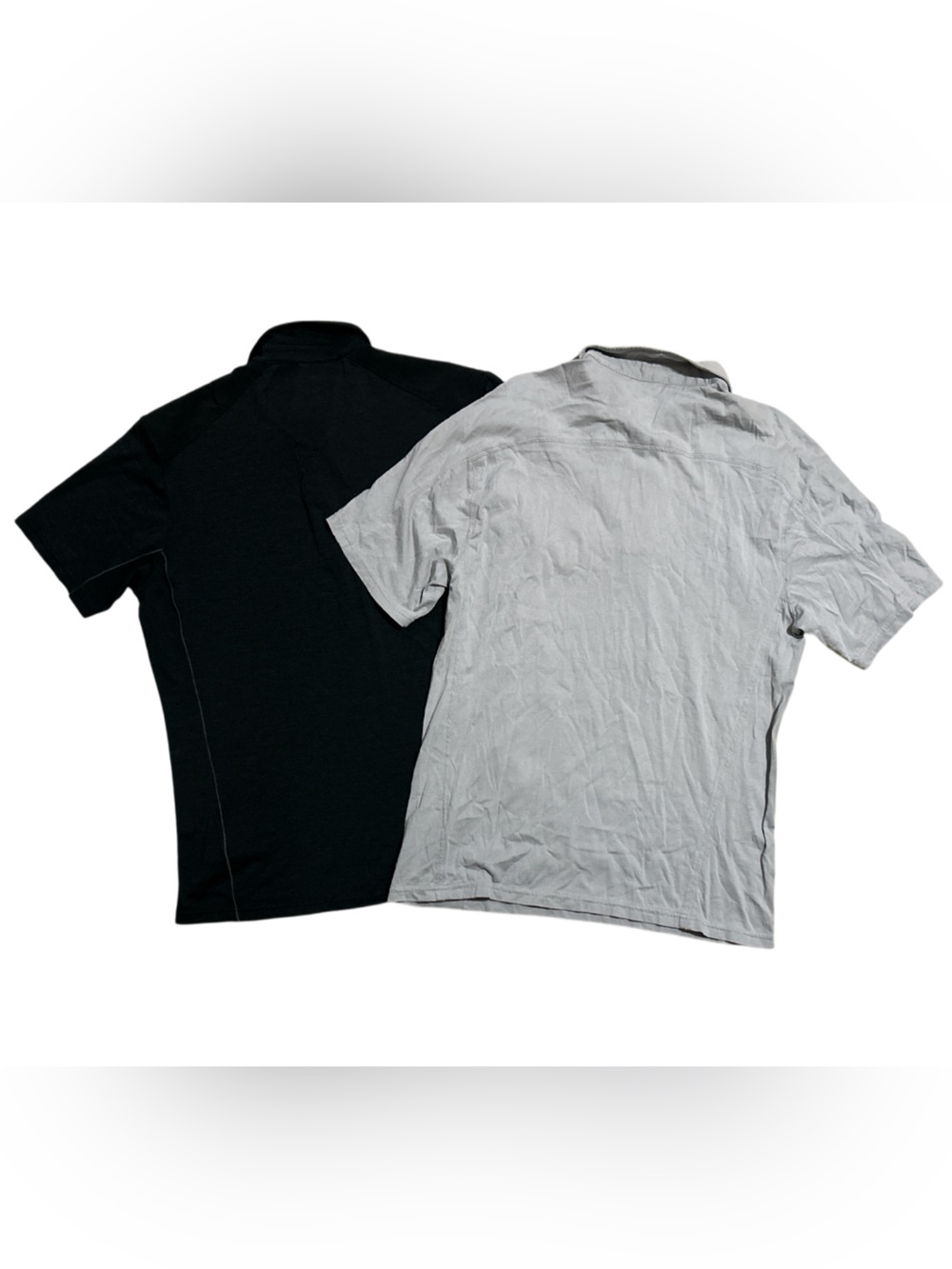Kuhl Polo Shirt Lot Of 2 Black & Gray Size Large Mens - Picture 3 of 3